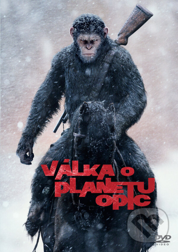 Film: Válka o planetu opic (Matt Reeves) (DVD). Magicbox, 2021 Film: Válka o planetu opic (Matt Reeves) (DVD). Magicbox, 2021