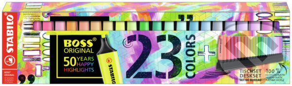 STABILO BOSS ORIGINAL - 23ks desk set (STABILO). STABILO, 2021 STABILO BOSS ORIGINAL - 23ks desk set (STABILO). STABILO, 2021