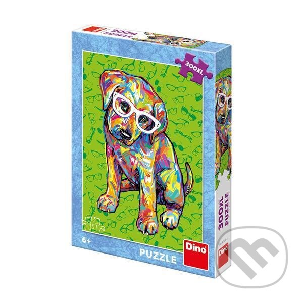 Puzzle: Štěňátko s brýlemi (Dino). Dino, 2021 Puzzle: Štěňátko s brýlemi (Dino). Dino, 2021