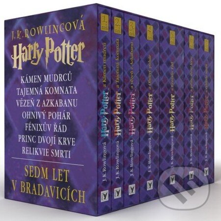 Kniha: Harry Potter 1. - 7.díl (J.K. Rowling). Albatros CZ, 2008 Kniha: Harry Potter 1. - 7.díl (J.K. Rowling). Albatros CZ, 2008