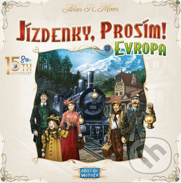 Společenská hra: Jízdenky, prosím - Evropa (Alan R. Moon). ADC BF, 2021 Společenská hra: Jízdenky, prosím - Evropa (Alan R. Moon). ADC BF, 2021