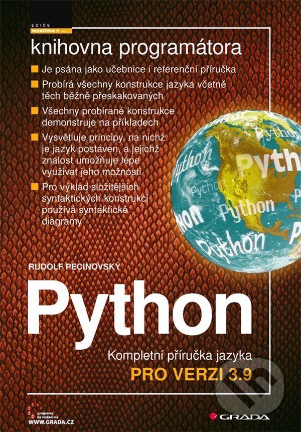 E-kniha: Python (Rudolf Pecinovský). Grada, 2020 E-kniha: Python (Rudolf Pecinovský). Grada, 2020