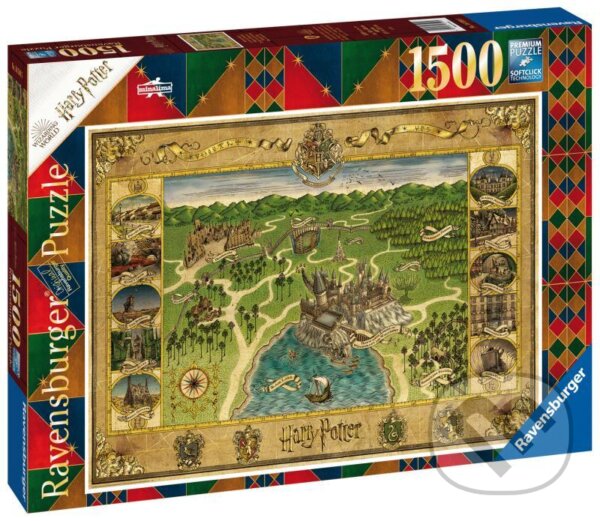 Puzzle: Mapa Bradavic (Ravensburger). Ravensburger, 2021 Puzzle: Mapa Bradavic (Ravensburger). Ravensburger, 2021