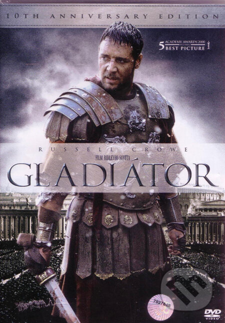 Film: Gladiátor - Limitovaná edícia (Scott Ridley) (DVD). Bonton Film, 2000 Film: Gladiátor - Limitovaná edícia (Scott Ridley) (DVD). Bonton Film, 2000