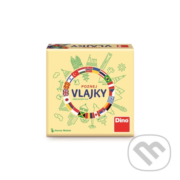 Společenská hra: Poznej vlajky (Dino). Dino, 2021 Společenská hra: Poznej vlajky (Dino). Dino, 2021