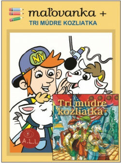 Audiokniha: Tri múdre kozliatka (maľovanka + CD) (A.L.I.). A.L.I., 2021 Audiokniha: Tri múdre kozliatka (maľovanka + CD) (A.L.I.). A.L.I., 2021