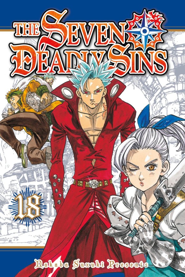 Kniha: The Seven Deadly Sins (Volume 18) (Nakaba Suzuki). Kodansha International, 2017 Kniha: The Seven Deadly Sins (Volume 18) (Nakaba Suzuki). Kodansha International, 2017