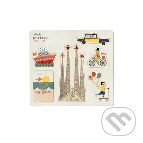 Společenská hra: Magnety Barcelona (Londji). Londji, 2021 Společenská hra: Magnety Barcelona (Londji). Londji, 2021