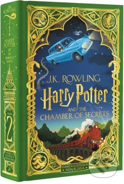 Harry Potter and the Chamber of Secrets - J.K. Rowling, MinaLima (ilustrátor), Bloomsbury, 2021