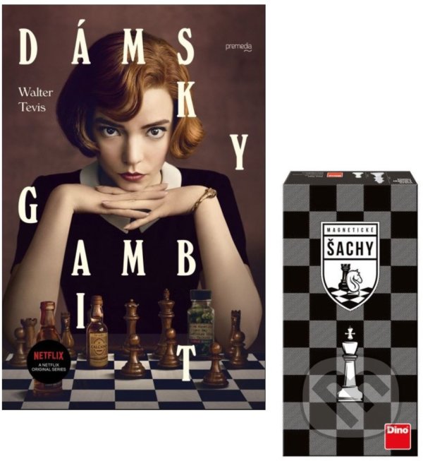 Kniha: Dámsky gambit + Hra Šachy (Kolekcia) (Walter Tevis). Kniha: Dámsky gambit + Hra Šachy (Kolekcia) (Walter Tevis).
