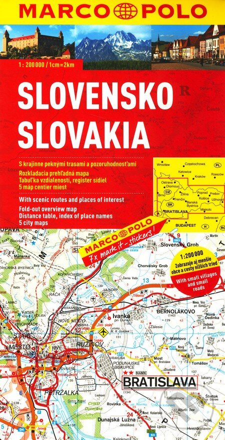 Slovensko/Slovakia 1:200 000, Marco Polo, 2015