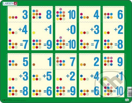 Puzzle: Sčítanie 1-10 (2) AR12 (Larsen). Larsen Puzzle: Sčítanie 1-10 (2) AR12 (Larsen). Larsen