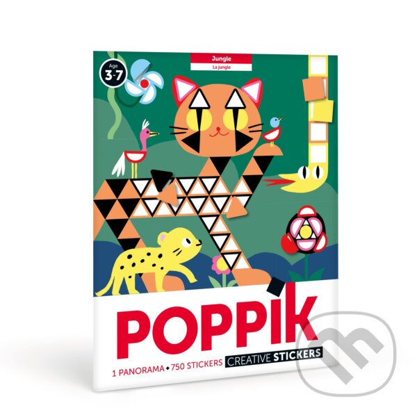 Společenská hra: Samolepková panoráma Džungľa (Poppik). Poppik, 2021 Společenská hra: Samolepková panoráma Džungľa (Poppik). Poppik, 2021