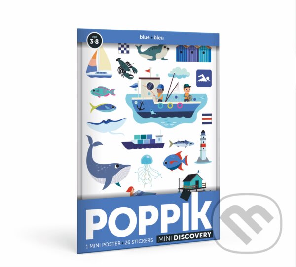 Společenská hra: Snímateľné samolepky MODRÁ (Poppik). Poppik, 2021 Společenská hra: Snímateľné samolepky MODRÁ (Poppik). Poppik, 2021