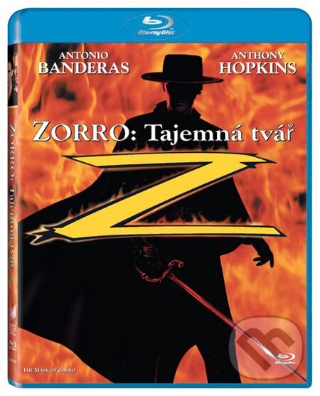 Film: Zorro: Tajomná tvár (Martin Campbell) (Blu-ray). Bonton Film, 1998 Film: Zorro: Tajomná tvár (Martin Campbell) (Blu-ray). Bonton Film, 1998