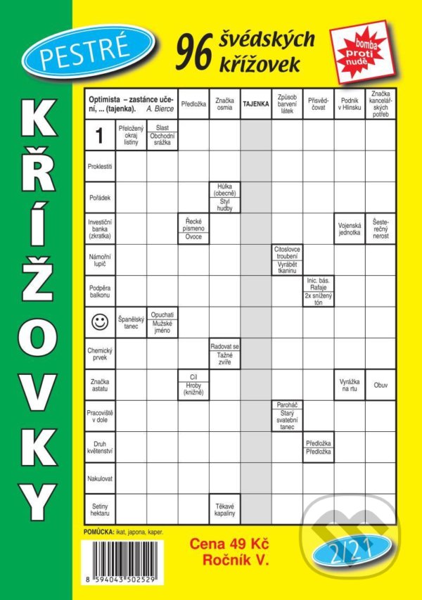 Kniha: Pestré křížovky 2/2021 (Telpres). Telpres, 2021 Kniha: Pestré křížovky 2/2021 (Telpres). Telpres, 2021