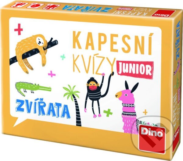 Společenská hra: Kapesní kvízy Junior - zvířata (Dino). Dino, 2021 Společenská hra: Kapesní kvízy Junior - zvířata (Dino). Dino, 2021