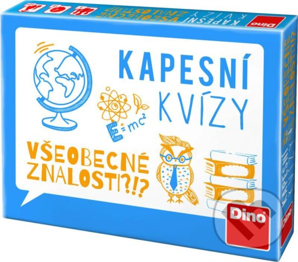 Společenská hra: Kapesní kvízy - všeobecné znalosti (Dino). Dino, 2021 Společenská hra: Kapesní kvízy - všeobecné znalosti (Dino). Dino, 2021