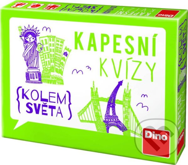 Společenská hra: Kapesní kvízy - kolem světa (Dino). Dino, 2021 Společenská hra: Kapesní kvízy - kolem světa (Dino). Dino, 2021