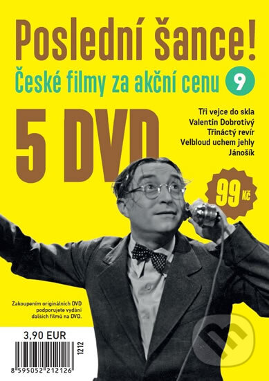Film: Poslední šance 9 (Filmexport Home Video) (DVD). Filmexport Home Video, 2021 Film: Poslední šance 9 (Filmexport Home Video) (DVD). Filmexport Home Video, 2021