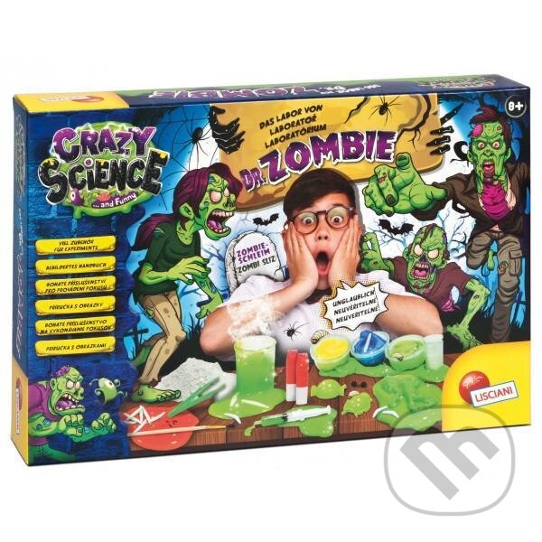 Společenská hra: Bláznivá věda: Laboratoř Dr. Zombie (Lisciani). Lisciani, 2021 Společenská hra: Bláznivá věda: Laboratoř Dr. Zombie (Lisciani). Lisciani, 2021