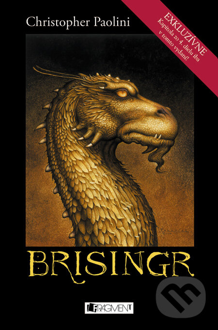 Kniha: Brisingr (mäkká väzba) (Christopher Paolini). Fragment, 2010 Kniha: Brisingr (mäkká väzba) (Christopher Paolini). Fragment, 2010