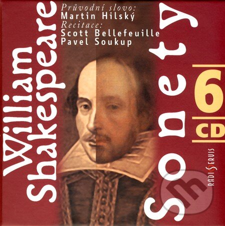 Audiokniha: Sonety (6 CD) (William Shakespeare). Radioservis, 2007 Audiokniha: Sonety (6 CD) (William Shakespeare). Radioservis, 2007