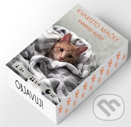 Společenská hra: Objavuj! Kvarteto mačky (Lauko Promotion). Lauko Promotion, 2020 Společenská hra: Objavuj! Kvarteto mačky (Lauko Promotion). Lauko Promotion, 2020