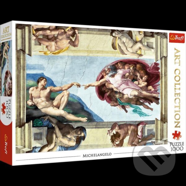 Puzzle: Michelangelo / Stvoření Adama (Trefl). Trefl, 2021 Puzzle: Michelangelo / Stvoření Adama (Trefl). Trefl, 2021