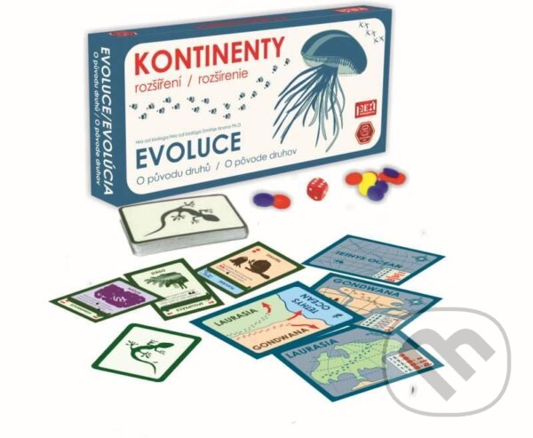 Společenská hra: Evoluce-KONTINENTY (rozšíření) (Pexi). Pexi, 2021 Společenská hra: Evoluce-KONTINENTY (rozšíření) (Pexi). Pexi, 2021