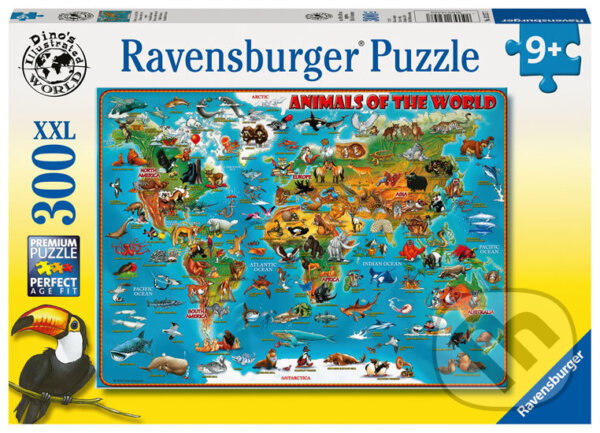 Ilustrovaná mapa světa, Ravensburger, 2021