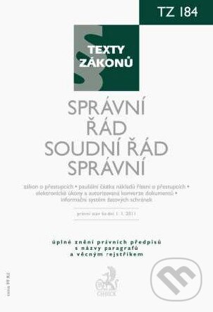 Kniha: Správní řád, Soudní řád správní (C. H. Beck). C. H. Beck, 2010 Kniha: Správní řád, Soudní řád správní (C. H. Beck). C. H. Beck, 2010