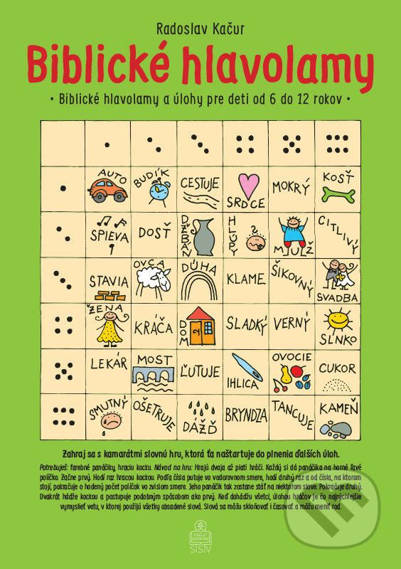 Kniha: Biblické hlavolamy (Radoslav Kačur). Spolok svätého Vojtecha, 2021 Kniha: Biblické hlavolamy (Radoslav Kačur). Spolok svätého Vojtecha, 2021