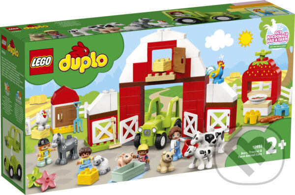 Spoločenská hra: LEGO® DUPLO® Town 10952 Stodola, traktor a zvieratká z farmy (LEGO). LEGO, 2021 Spoločenská hra: LEGO® DUPLO® Town 10952 Stodola, traktor a zvieratká z farmy (LEGO). LEGO, 2021