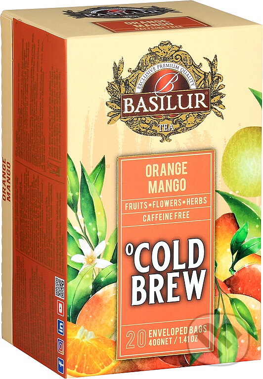 Kávy a čaje: Basilur Orange Mango (Bio - Racio). Bio - Racio, 2021 Kávy a čaje: Basilur Orange Mango (Bio - Racio). Bio - Racio, 2021
