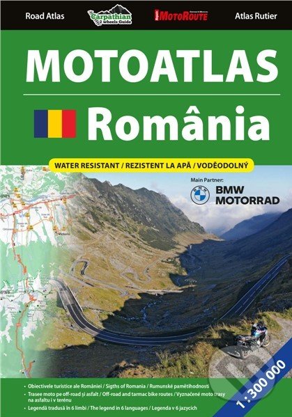 Kniha: Motoatlas Romania 1:300 000 (MotoRoute). MotoRoute, 2021 Kniha: Motoatlas Romania 1:300 000 (MotoRoute). MotoRoute, 2021