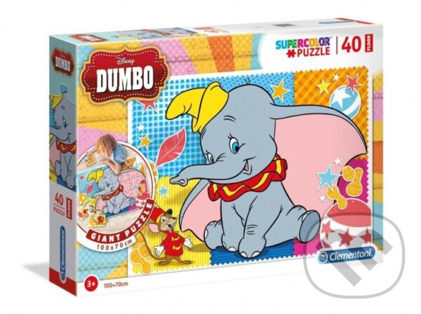 Puzzle: Supercolor Dumbo Floor (Clementoni). Clementoni, 2021 Puzzle: Supercolor Dumbo Floor (Clementoni). Clementoni, 2021