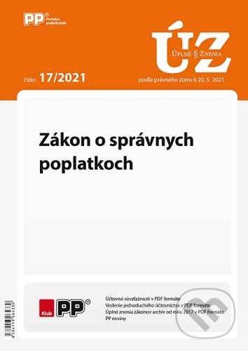ÚZZ 17/2021 (Poradca podnikateľa). Poradca podnikateľa, 2021 ÚZZ 17/2021 (Poradca podnikateľa). Poradca podnikateľa, 2021