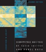 Econometric Analysis of Cross Section and Panel Data