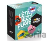 Létá, jezdí, plave