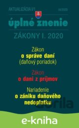 Aktualizácia I/1 2020 - Daňový poriadok, ZDP, Nariadenie o zániku daňového nedoplatku