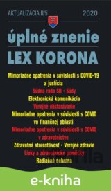 Aktualizácia II/5 2020 – Obchodné a občianske právo v čase koronavírusu