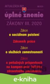 Aktualizácia III/2 2020 -  Sociálne poistenie, Zákonník práce, Služby zamestnanosti