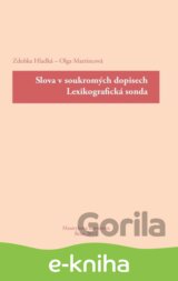 Slova v soukromých dopisech. Lexikografická sonda