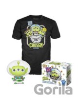 Funko POP & Tee: Pixar- Alien As Buzz GITD (svítící ve tmě) - velikost M
