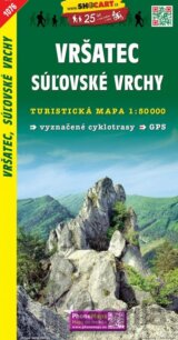 Vršatec, Súľovské vrchy 1:50 000