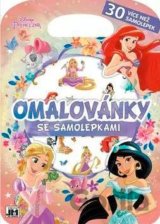Omalovánky se samolepkami Princezny