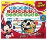 Školní set s razítky - Mickey a závodníci
