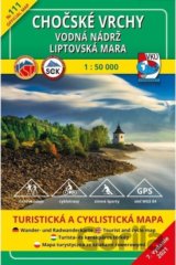 Chočské vrchy - vodná nádrž Liptovská Mara 1: 50 000