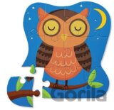 Puzzle mini - Ospalá sovička